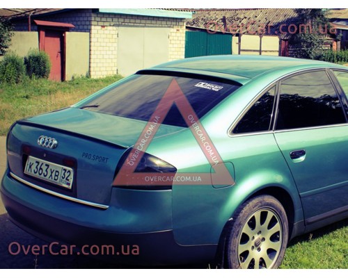 Козырек на стекло Audi A6 C5 97-04 Бленда (стеклопластик, под покраску)