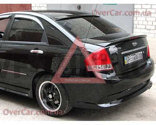Козырек на стекло Kia Cerato 05-09 Бленда (стеклопластик, под покраску)