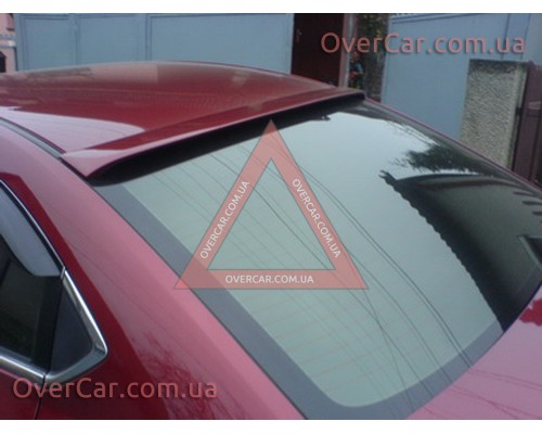 Козырек на стекло Mazda 6 07-12 Бленда Седан (стеклопластик, под покраску)