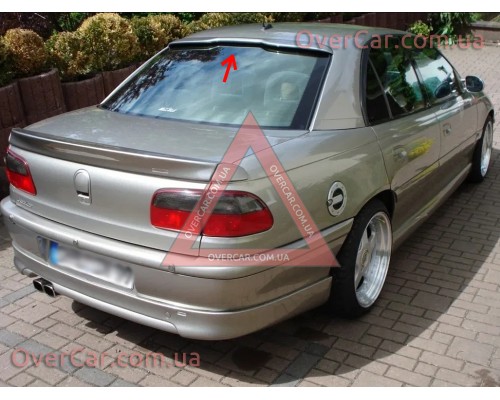 Козырек на стекло Opel Omega B (стеклопластик, под покраску)