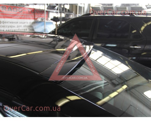Козырек на стекло Toyota Camry 50, 55 2011-2017 Бленда (стеклопластик, под покраску)