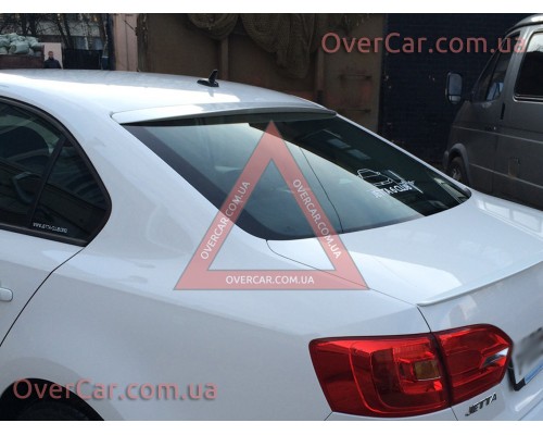 Козырек на стекло Volkswagen Jetta 6 2010-2018 USA/EU Бленда (стеклопластик, под покраску)