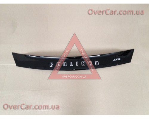 Мухобойка Citroen Berlingo 2008- Короткая (Vip Tuning)