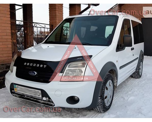 Мухобойка Ford Transit Connect 09-14 Длинная (Vip Tuning)