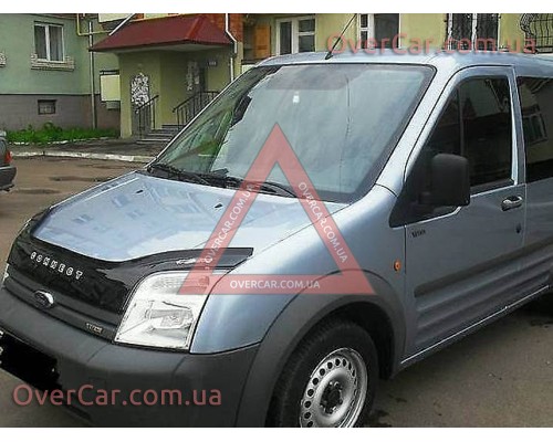 Мухобойка Ford Transit Connect 02-09 Длинная (Vip Tuning)