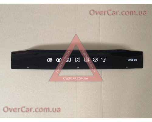 Мухобойка Ford Transit Connect 02-09 Короткая (Vip Tuning)