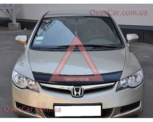 Мухобойка Honda Civic 06-12 Седан (Vip Tuning)