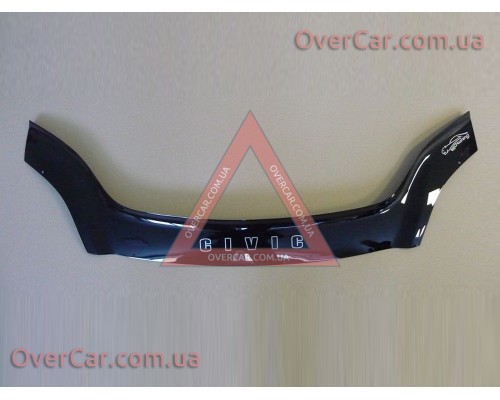 Мухобойка Honda Civic 01-03 Хэтчбек (Vip Tuning)