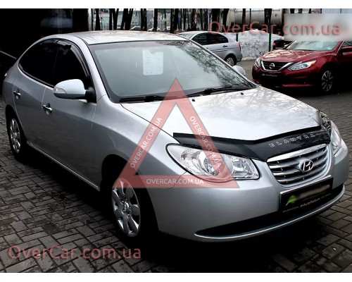 Мухобойка Hyundai Elantra HD 2007-2011 (Vip Tuning)