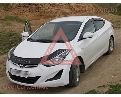 Мухобойка Hyundai Elantra MD 2011-2016 (Vip Tuning)