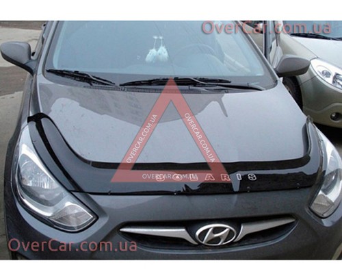 Мухобойка Hyundai Accent 2010-2015 (Vip Tuning)