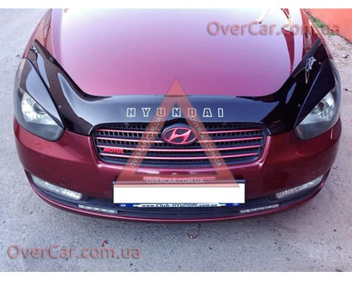 Мухобойка Hyundai Accent 2006-2010 (Vip Tuning)
