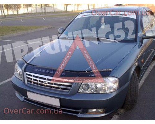 Мухобойка, дефлектор капота KIA Magentis 2000-2002 (Vip Tuning)