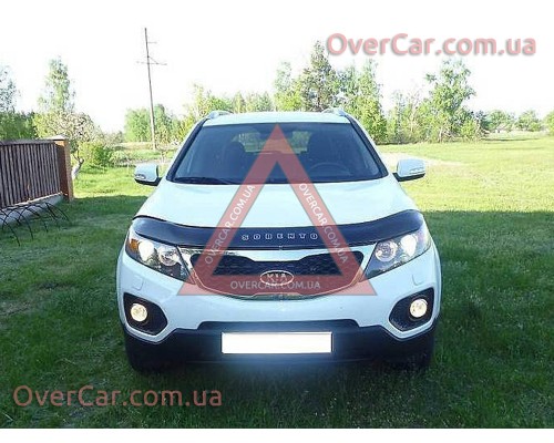 Мухобойка, дефлектор капота KIA Sorento 2009-2013 (Vip Tuning)