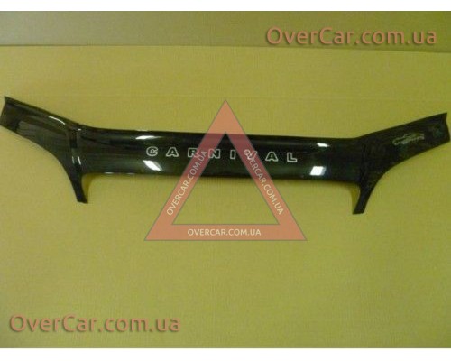 Мухобойка, дефлектор капота KIA Carnival 1999-2001 (Vip Tuning)
