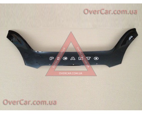 Мухобойка, дефлектор капота KIA Picanto 2007-2011 (Vip Tuning)