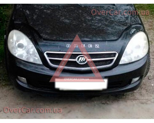 Мухобойка, дефлектор капота Lifan 520 Breez Седан, Хэтчбек (Vip Tuning)