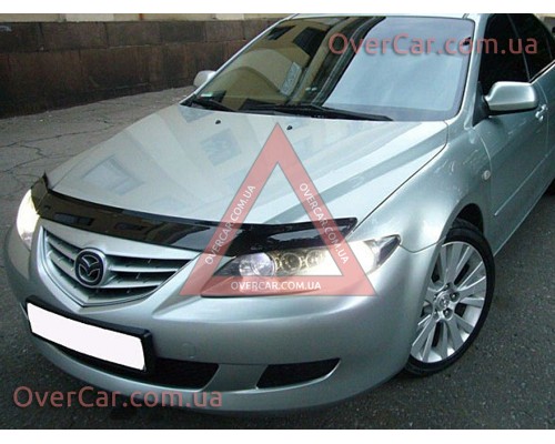 Мухобойка, дефлектор капота Mazda 6 2002-2008 (Vip Tuning)