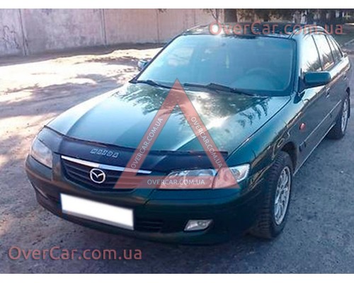 Мухобойка, дефлектор капота Mazda 626 GF 2000-2002 (Vip Tuning)