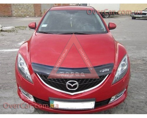Мухобойка, дефлектор капота Mazda 6 2008-2012 (Vip Tuning)