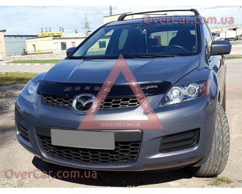 Мухобойка, дефлектор капота Mazda CX-7 2006-2012 (Vip Tuning)