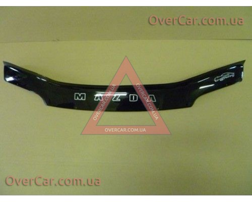Мухобойка, дефлектор капота Mazda 323 F 1994-1998 (Vip Tuning)