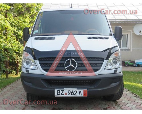 Мухобойка, дефлектор капота Mercedes-Benz Sprinter 2006-2013 (Vip Tuning)
