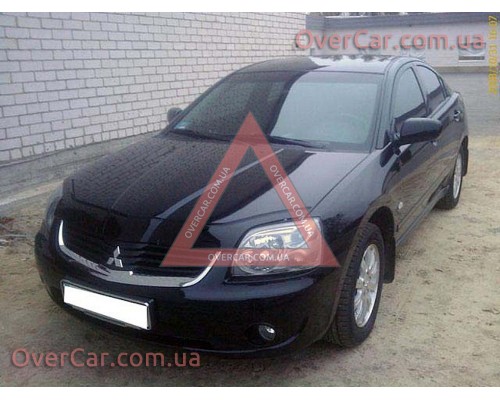 Мухобойка, дефлектор капота Mitsubishi Galant 2003-2008 (Vip Tuning)