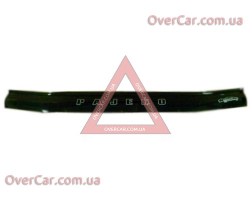 Мухобойка, дефлектор капота Mitsubishi Pajero 2 1991-1998 (Vip Tuning)