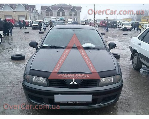 Мухобойка, дефлектор капота Mitsubishi Carisma 2000-2005 (Vip Tuning)