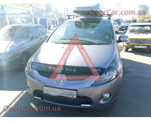 Мухобойка, дефлектор капота Mitsubishi Grandis 2003-2011 (Vip Tuning)