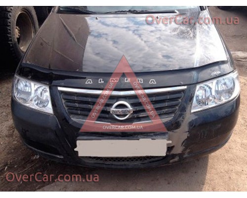 Мухобойка, дефлектор капота Nissan Almera Classic 2006-2012 (Vip Tuning)