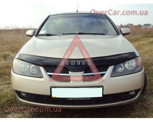 Мухобойка, дефлектор капота Nissan Almera 2000-2006 (Vip Tuning)