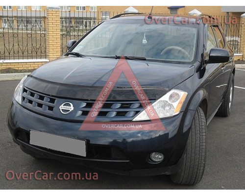 Мухобойка, дефлектор капота Nissan Murano Z50 2002-2008 (Vip Tuning)