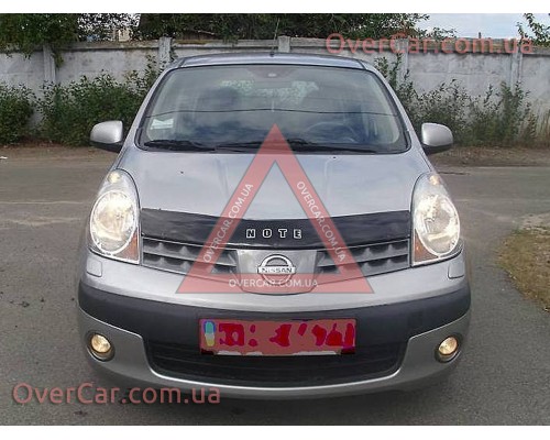 Мухобойка, дефлектор капота Nissan Note 2006-2009  (Vip Tuning)