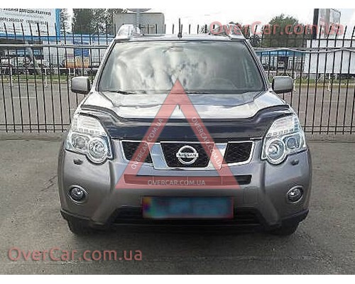 Мухобойка, дефлектор капота Nissan X-Trail 2007-2014 (Vip Tuning)