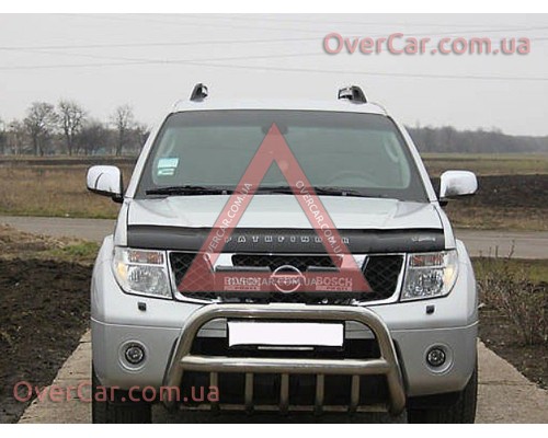 Мухобойка, дефлектор капота Nissan Pathfinder R51 2004-2012 (Vip Tuning)