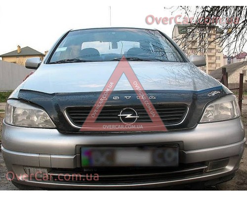 Мухобойка, дефлектор капота Opel Astra G Classic 1998-2008 (Vip Tuning)
