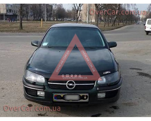 Мухобойка, дефлектор капота Opel Omega В 1994-1999 (Vip Tuning)