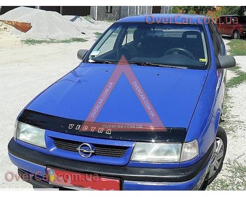 Мухобойка, дефлектор капота Opel Vectra A 1989-1996 (Vip Tuning)