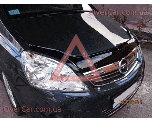 Мухобойка, дефлектор капота Opel Zafira B 2006-2011 (Vip Tuning)