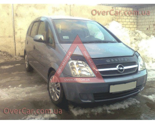 Мухобойка, дефлектор капота Opel Meriva А 2002-2010 (Vip Tuning)