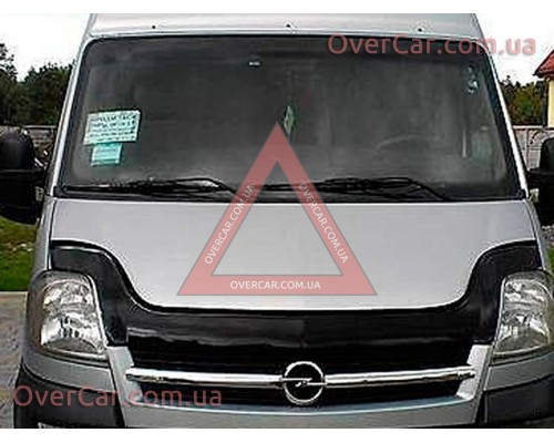 Мухобойка, дефлектор капота Opel Movano 2003-2010 (Vip Tuning)
