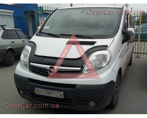 Мухобойка, дефлектор капота Opel Vivaro 2001-2014 (Vip Tuning)