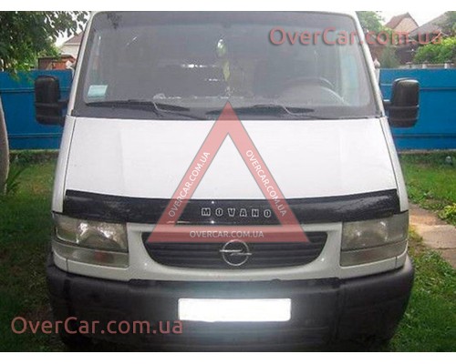 Мухобойка, дефлектор капота Opel Movano 1998-2003 (Vip Tuning)