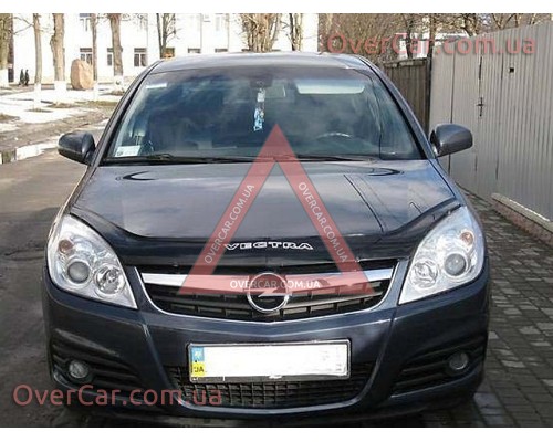 Мухобойка, дефлектор капота Opel Vectra C 2006-2008 (Vip Tuning)