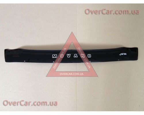 Мухобойка, дефлектор капота Opel Movano 2003-2010 Короткая (Vip Tuning)
