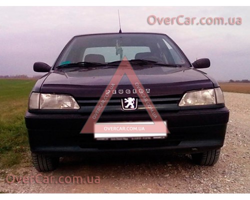 Мухобойка, дефлектор капота Peugeot 306 1993-1997 (Vip Tuning)