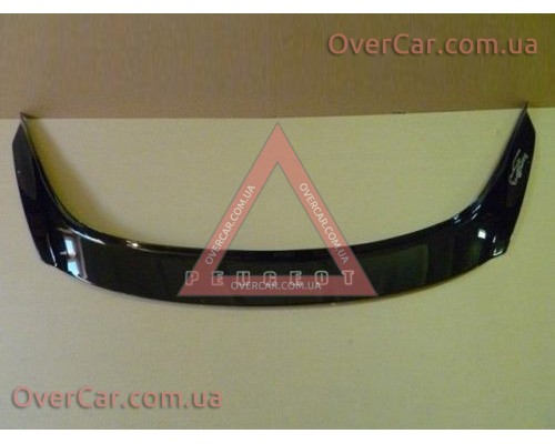 Мухобойка, дефлектор капота Peugeot 207 2006-2012 (Vip Tuning)