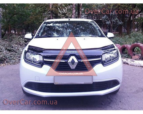 Мухобойка Renault Logan 2013- (Vip Tuning)